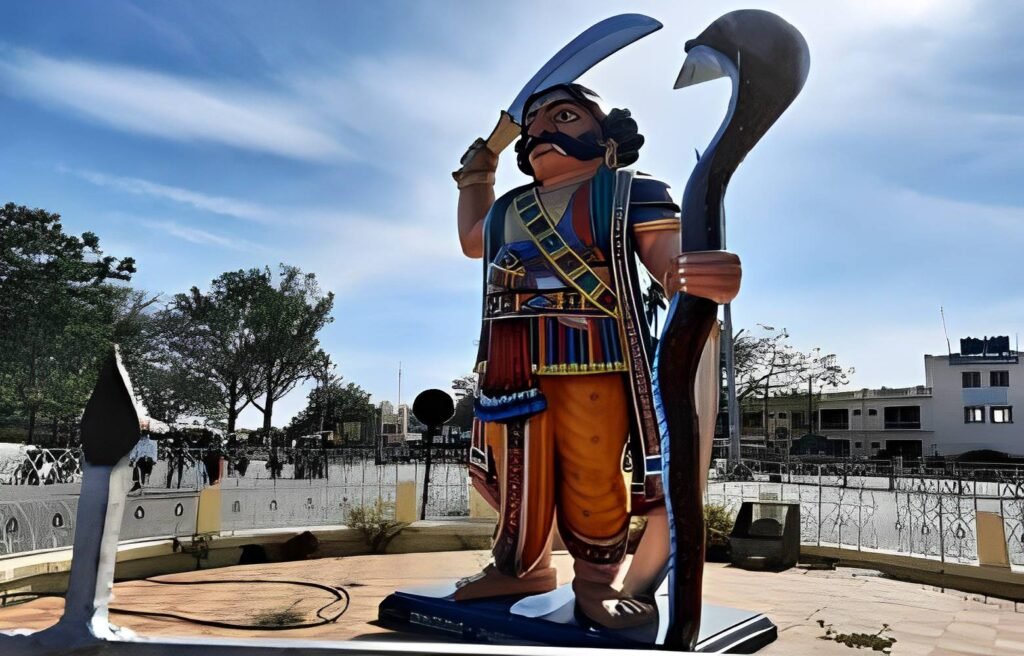 Statue of Mahishasura & Nandi